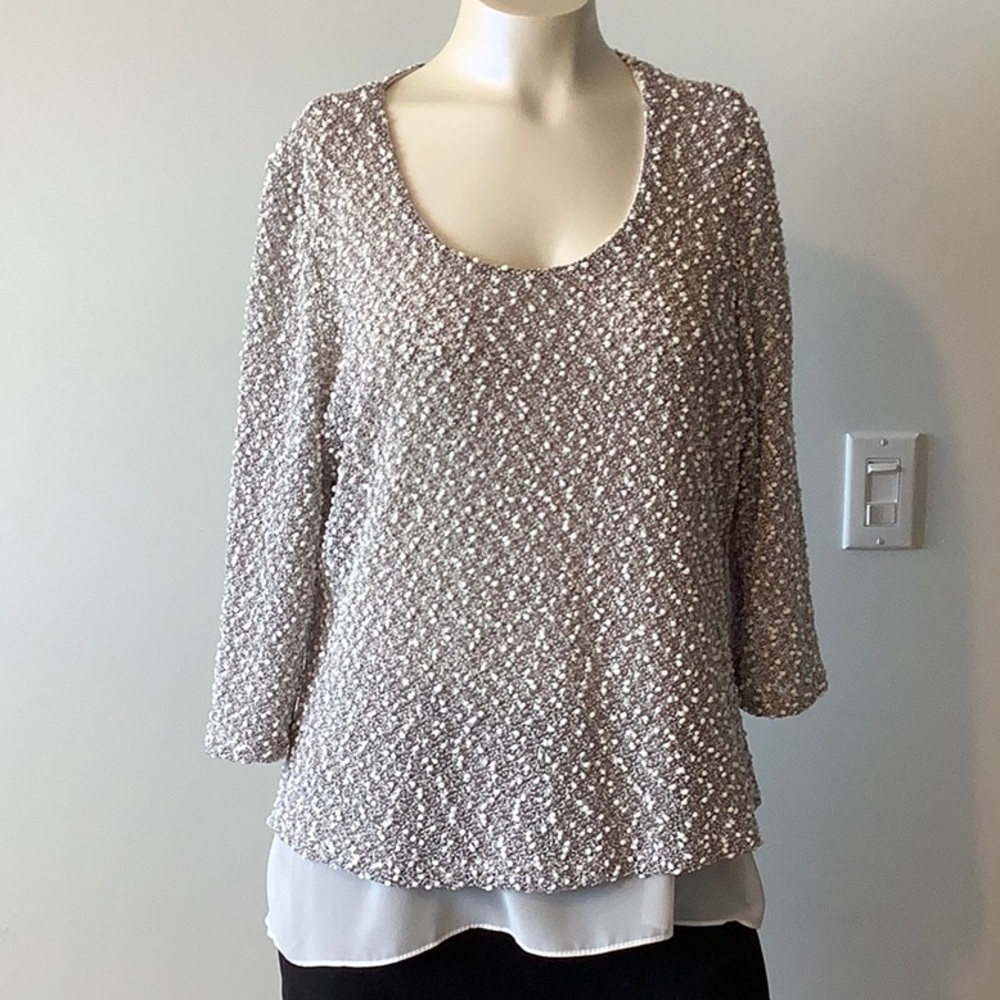Bali Sweater/Top with metallic thread